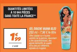 Netto Vaiana gel douche bleu offre