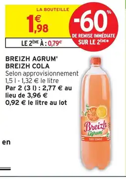 Intermarché Breizh agrum' breizh cola offre