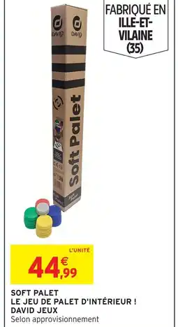 Intermarché David jeux soft palet le jeu de palet d'intérieur ! offre