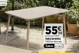 Centrakor Table de repas offre