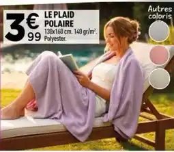 Centrakor Le plaid polaire offre