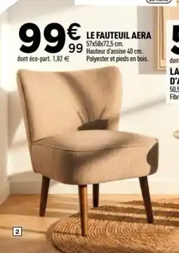 Centrakor Le fauteuil aera offre