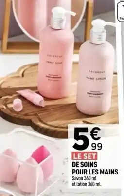 Centrakor Le set de soins pour les mains offre