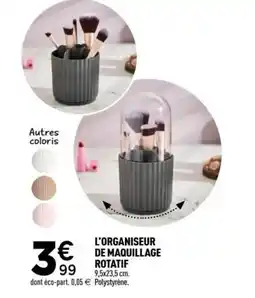 Centrakor L'organiseur de maquillage rotatif offre