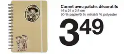 Zeeman Carnet avec patchs décoratifs offre