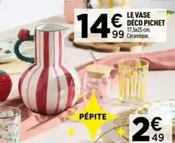 Centrakor Le vase déco pichet offre