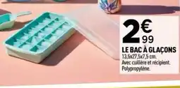 Centrakor Le bac à glaçons offre