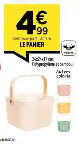Centrakor Le panier offre