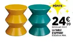 Centrakor La table d'appoint offre