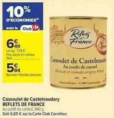 Carrefour Contact Reflets de france - cassoulet de castelnaudary offre