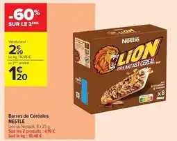 Carrefour Contact Nestlé - barres de céréales offre