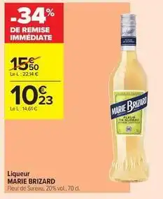 Carrefour Contact Marie - liqueur offre
