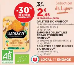 Super U GALETTES BIO HARI&CO offre