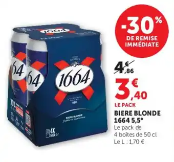 BIERE BLONDE 1664 5,5°