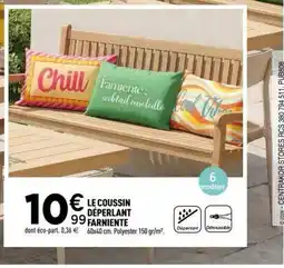 Centrakor Le coussin déperlant farniente offre