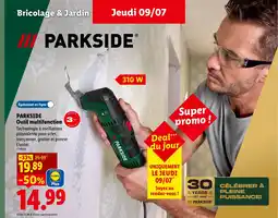 Lidl PARKSIDE Outil multifonction offre