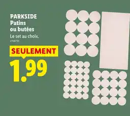 Lidl PARKSIDE Patins ou butées offre