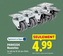 Lidl PARKSIDE Roulettes offre