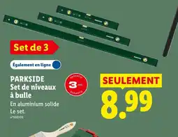 Lidl PARKSIDE Set de niveaux à bulle offre