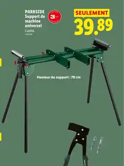 Lidl PARKSIDE Support de machine universel offre