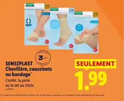 Lidl SENSIPLAST Chevillère, coussinets ou bandage offre