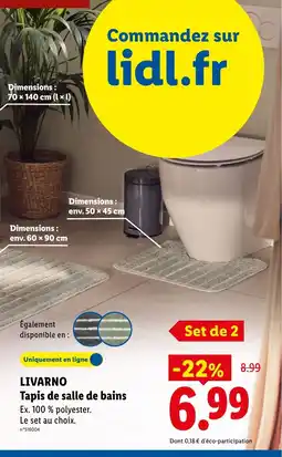 Lidl LIVARNO Tapis de salle de bains offre