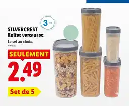Lidl SILVERCREST Boîtes verseuses offre