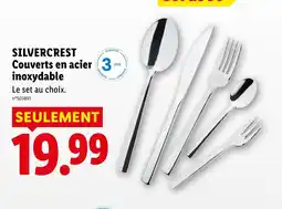 Lidl SILVERCREST Couverts en acier inoxydable offre