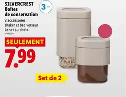 Lidl SILVERCREST Boîtes de conservation offre