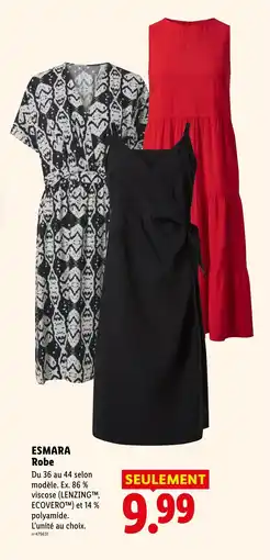 Lidl ESMARA Robe offre
