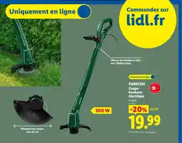 Lidl PARKSIDE Coupe- bordures électrique offre