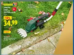Lidl PARKSIDE Coupe- bordures/ taille-haies sans fil offre