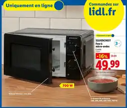 Lidl SILVERCREST Four à micro-ondes offre