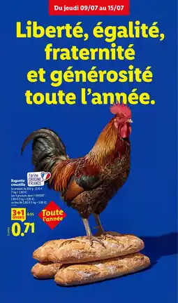 Lidl Baguette croustille offre