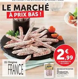 Hyper U Mini buchettes nature ου mini buchettes au comté aop offre