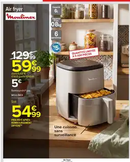 Carrefour MOULINEX Air fryer offre