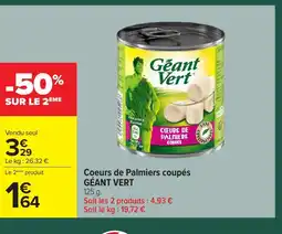 Carrefour BONDUELLE Coeurs de Palmiers coupés offre