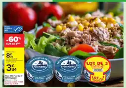 Carrefour PETIT NAVIRE Thon MSC Lot de 3 offre