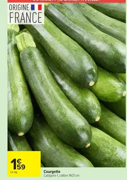 Carrefour Courgette offre