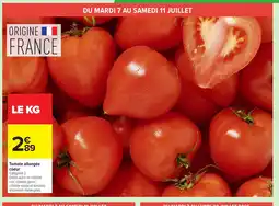 Carrefour Tomate allongée coeur offre