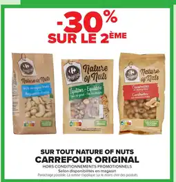 Carrefour CARREFOUR ORIGINAL Sur tout nature of nuts offre