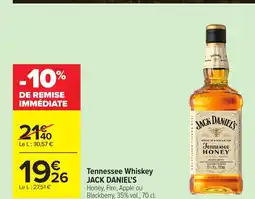 Carrefour JACK DANIEL'S Tennessee Whiskey offre