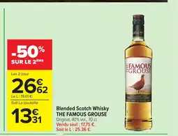 Carrefour THE FAMOUS GROUSE Blended Scotch Whisky offre