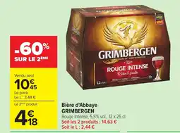 Carrefour GRIMBERGEN Bière d'Abbaye offre
