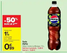 Carrefour PEPSI Soda offre