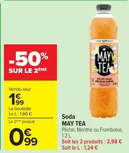 Carrefour MAY TEA Soda offre
