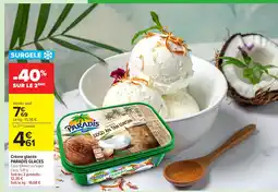 Carrefour PARADIS GLACES Crème glacée offre