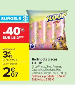 Carrefour FLOUP Berlingots glacés offre
