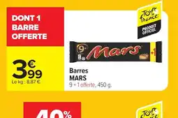 Carrefour MARS Barres offre
