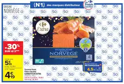 Carrefour CARREFOUR EXTRA Saumon fumé Filière Qualité offre